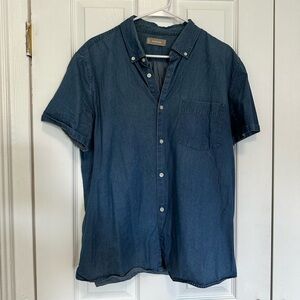 Everlane | Denim Collared Button Down Shirt | XL | EUC